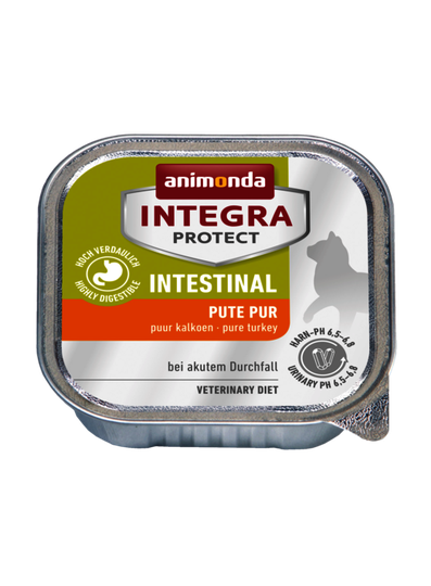 Animonda INTEGRA Nassfutter für Katzen-Intestinal Pute pur