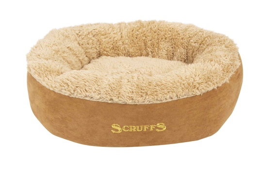 Scruffs Cosy Cat Bed - tan
