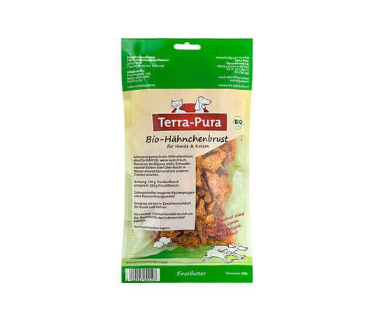 Terra Pura Bio Snacks Hähnchenbrust getrocknet