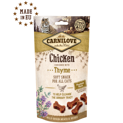 Carnilove Katzensnack Semi-Moist Chicken enriched with Thyme