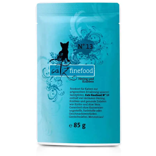 Catz finefood - Nassfutter - No. 13 Hering & Krabben (getreidefrei)