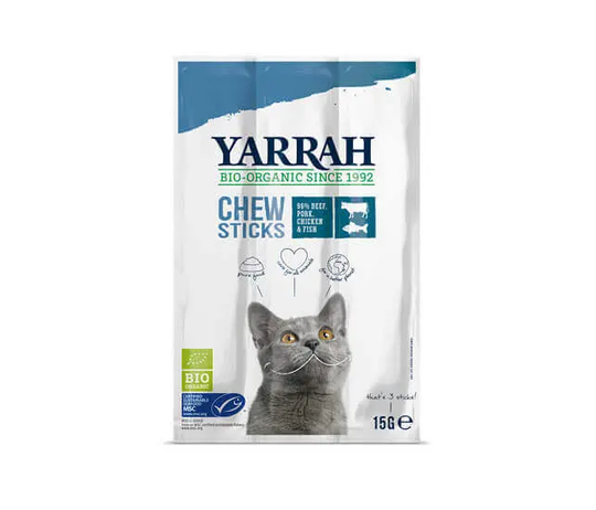 Yarrah Bio Katzen Snack Kaustangen