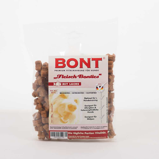 Bonties Fleisch Hunde Leckerlie - 150g - Lachs