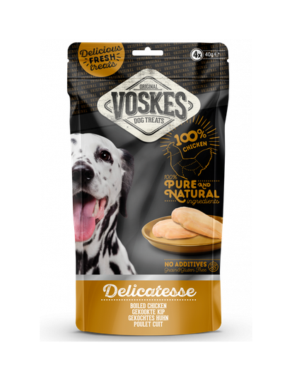 VOSKES SNACKS Hund Snacks gekochtes Huhn 160 g