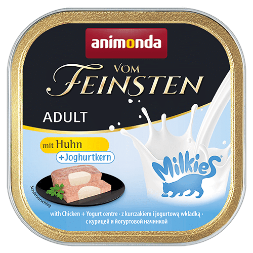 Animonda Feinsten Katzen Nassfutter- Adult- Huhn + Joghurtkern