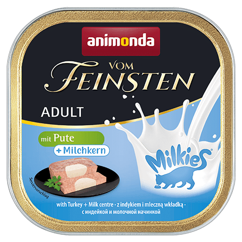 Animonda Feinsten Katzen Nassfutter- Adult- Pute + Milchkern