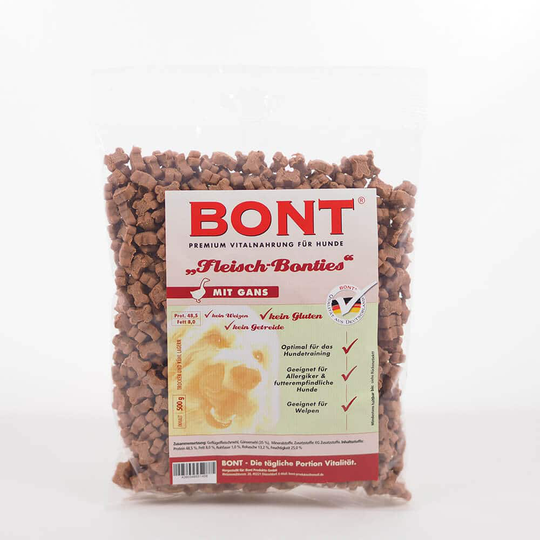 Bonties Fleisch Hunde Leckerlie - 500g - Gans