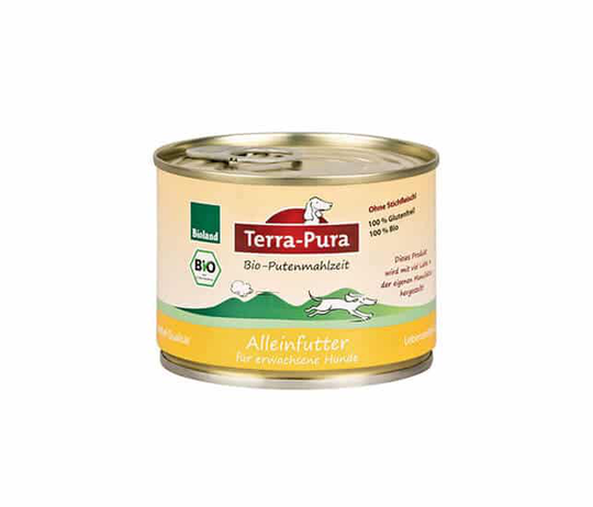 Terra-Pura Bio Nassfutter Putenmahlzeit (Hund) - 400g