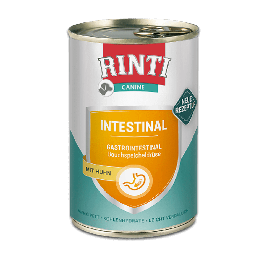 Rinti Canine Nassfutter für Hunde Dose Intestinal Huhn