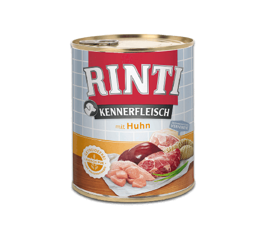 Rinti Kennerfleisch HundeNassfutter-Dose Huhn 800g