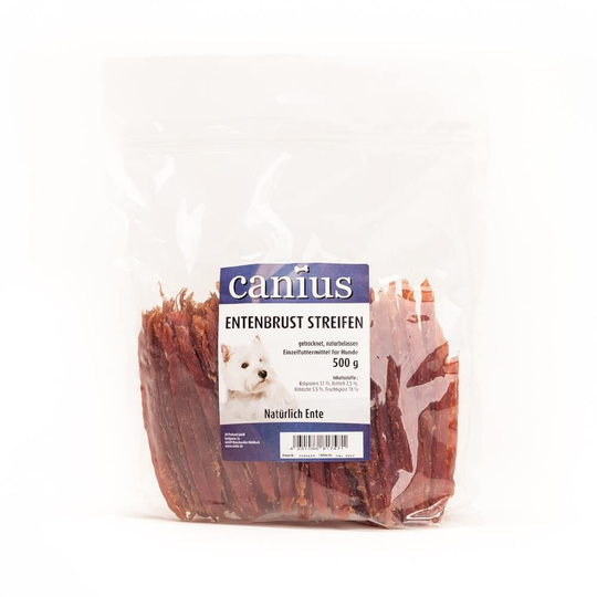 Canius Hundesnacks Entenbrust Streifen 500g