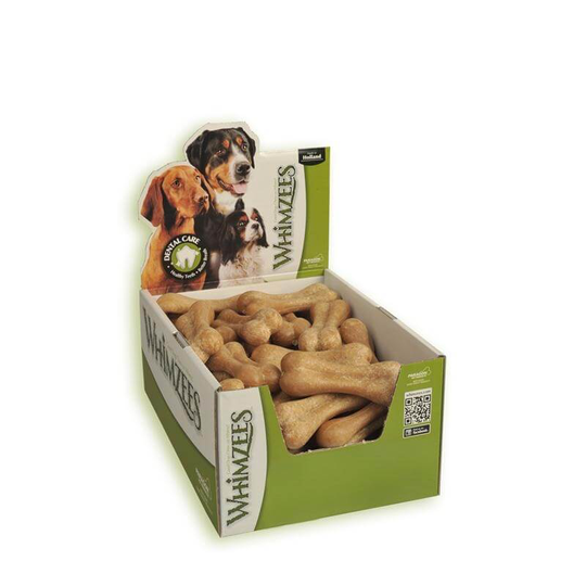 Whimzees Hundesnacks Reisknochen lose im Display 50Stk