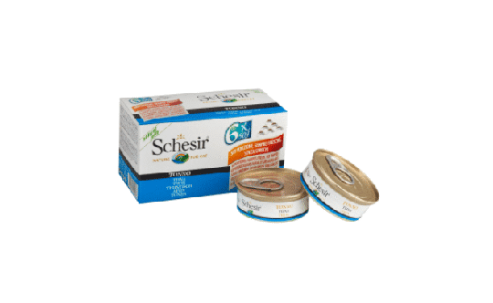 Schesir Nassfutter für Katzen Multipack Jelly Thunfisch