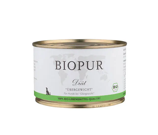 BIOPUR Bio Diätfutter bei Übergewicht für Hunde
