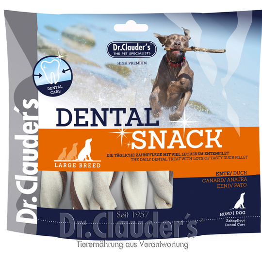Dr Clauder Dental Hunde Snack Ente - Large Breed