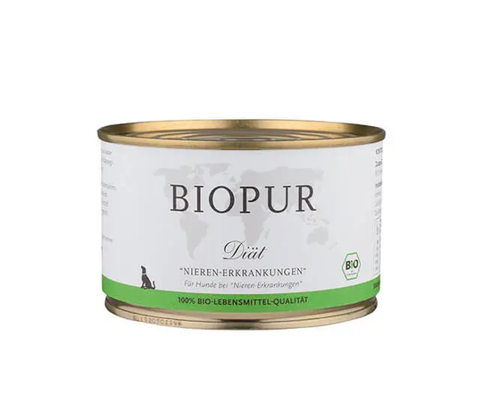 Biopur Nieren-Diätfutter Spezielle Bio-Nahrung zur Unterstützung der Nierenfunktion