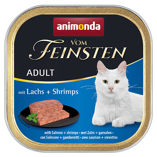 Animonda Feinsten Katzen Nassfutter Aludt mit Lachs & Shrimps