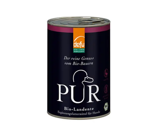 Defu BIO PUR Landente-Nassfutter für Hunde - 800g