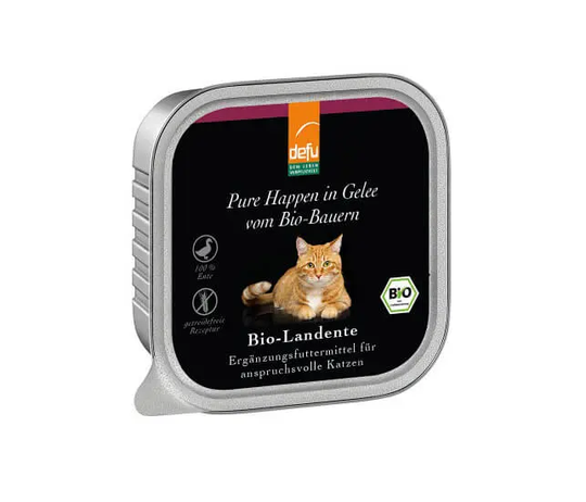 Defu BIO Landente-Pure Happen in Gelee für Katzen