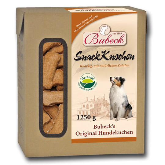 BUBECK Snacks für Hunde HUNDEKUCHEN Die klassische Snack Knochen