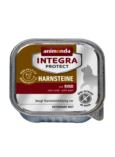 Animonda INTEGRA Nassfutter für Katzen-Harnsteine mit Rind