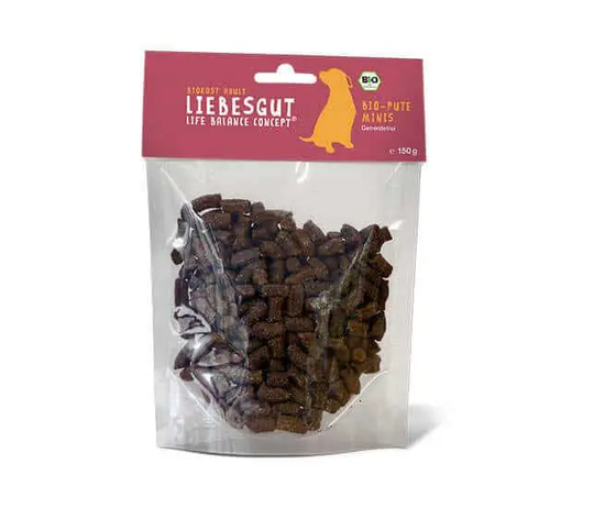 Liebesgut Bio Hundesnack Puten-Minis