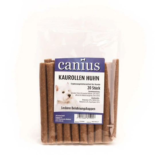 Canius Hundesnacks KauRollen Huhn 20 St