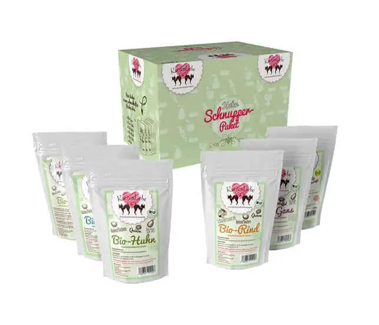 Katzenliebe Bio Schnupperpaket Nassfutter für Katzen