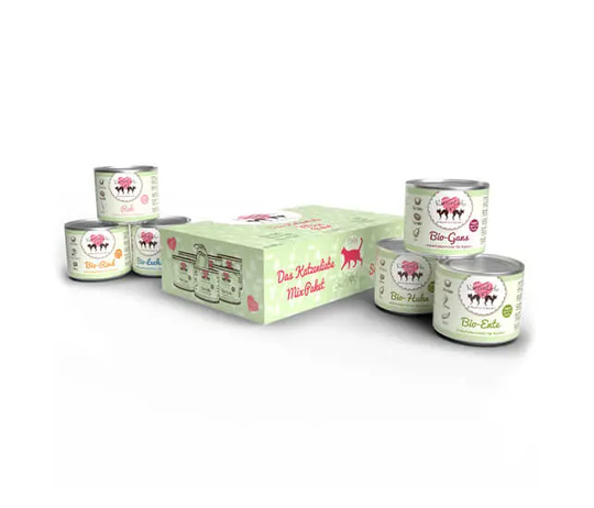 KatzenLiebe Bio MixPaket Nassfutter für Katzen