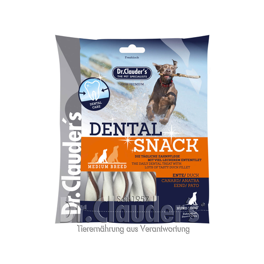 Dr Clauder Dental Hunde Snack Ente - Medium Breed