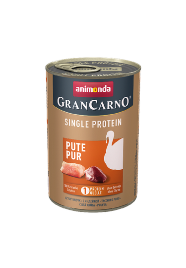 Animonda GranCarno Hunde Nassfutter Single Protein Pute pur