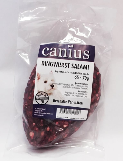 Canius Hundesnacks Ringwurst Salami 70g