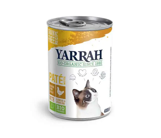 Yarrah Bio Katzen Nassfutter Pate Huhn
