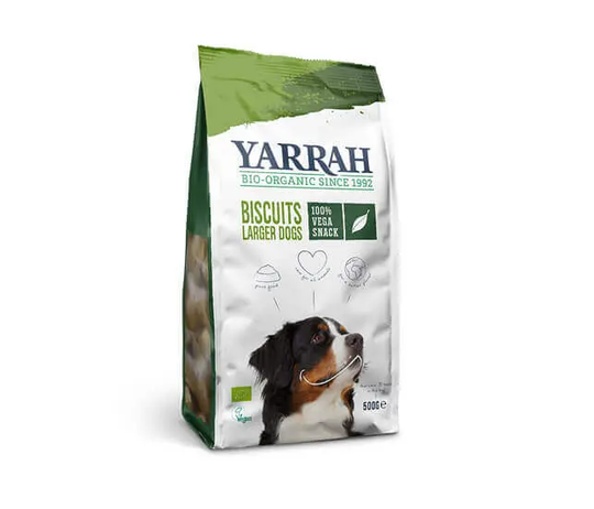 Yarrah BIO Hundekeks Vegetarische Snacks für größere Hunde