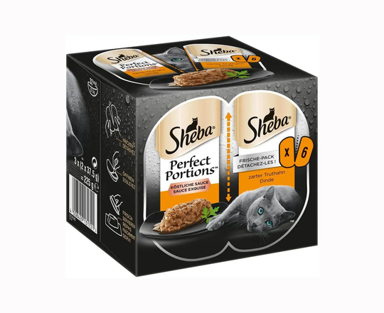 Sheba Katzen Nassfutter Perfect Portions mit Truthahn