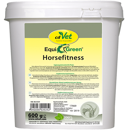 cdVet Ergänzungsfuttermittel-Equigreen Horsefitness