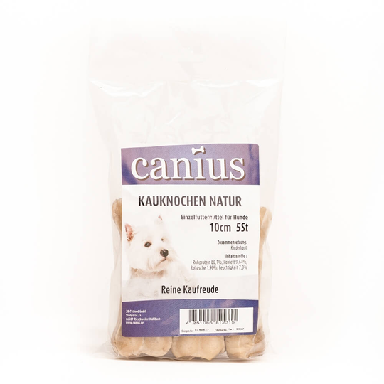 Canius Hundesnacks Kauknoch Natur 10cm 5St