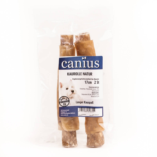 Canius Hundesnacks Kauroll natur