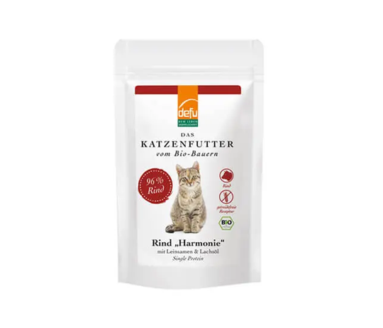 Defu BIO Rind Harmonie mit Kürbis für Katzen