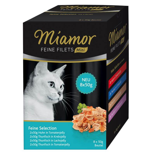 Miamor Katzen Nassfutter Feine Filets Mini Multiboxen Feine Select