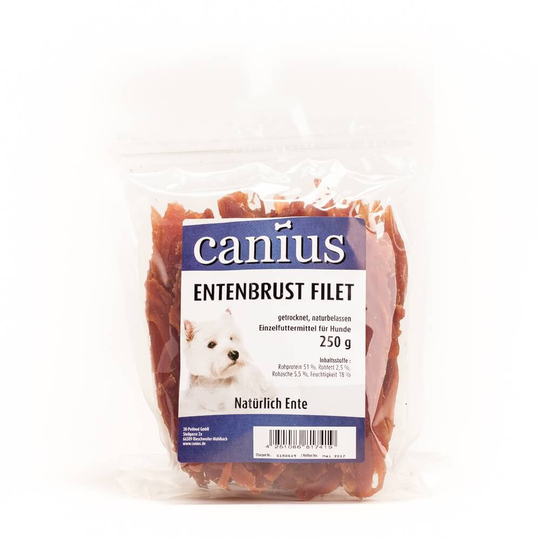 Canius Hundesnacks Entenbrust Filet 250g