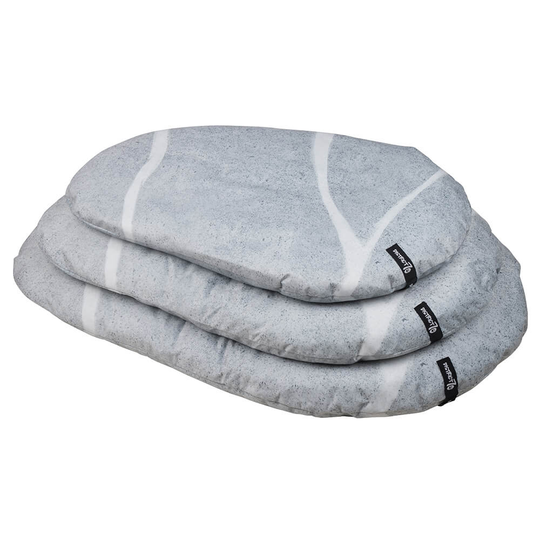 District 70 PEBBLE Hundekissen - Small - Hellgrau