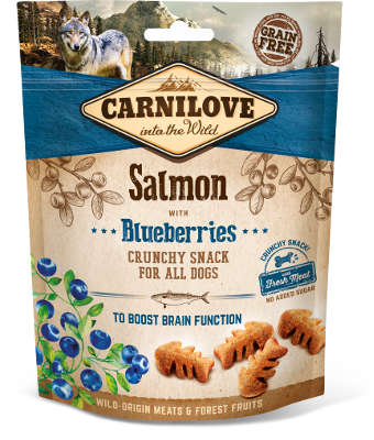 Carnilove Snacks für Hunde Crunchy Salmon with Blueberries