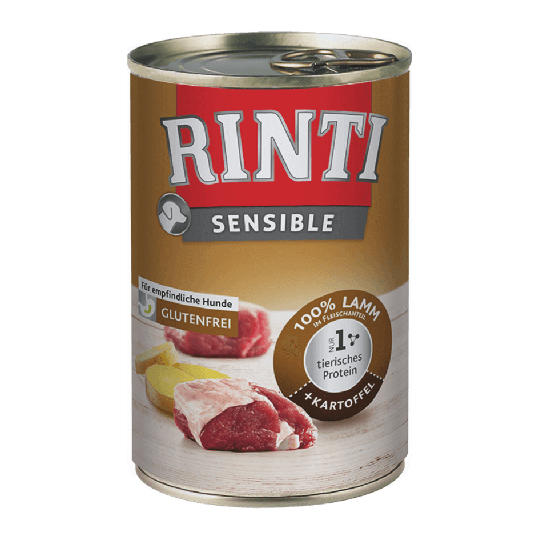 Rinti Sensible Nassfutter für Hunde - Lamm + Kartoffel