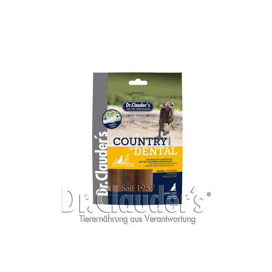 Dr Clauder Country Dental Hunde Snack Huhn - Medium Breed