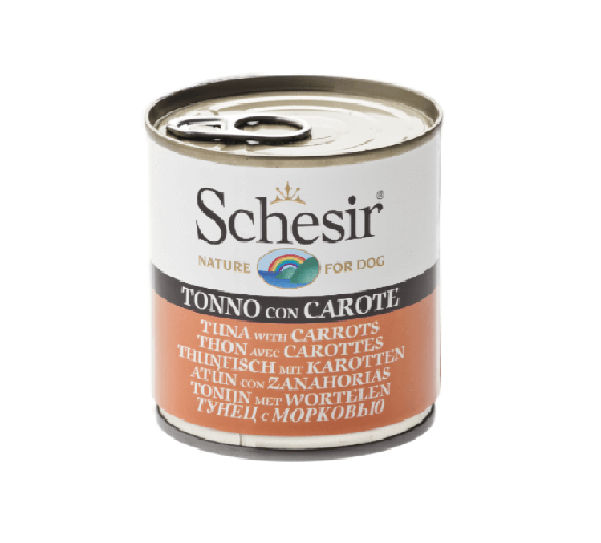 Schesir Nassfutter für Katzen Thunfisch mit Karotten