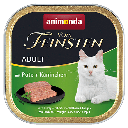 Animonda Feinsten Katzen Nassfutter Aludt mit Pute+Kaninchen