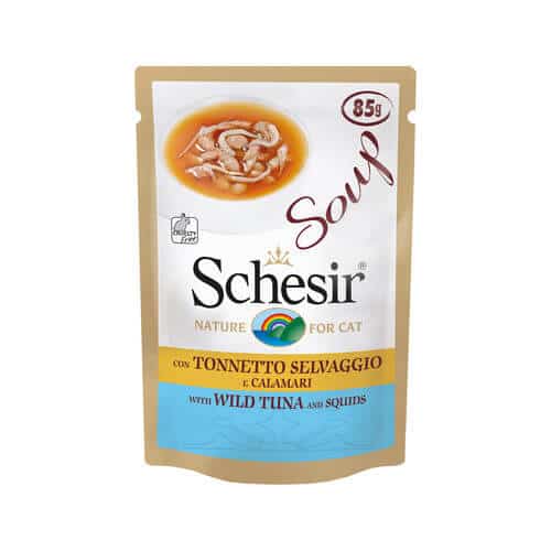 Schesir Katzensuppe Thunfisch + Tintenfisch