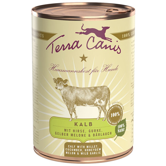 Terra canis Nassfutter für Hunde classic Kalb