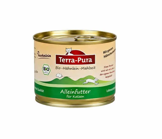 Terra-Pura Bio Nassfutter Hähnlein (Katze)